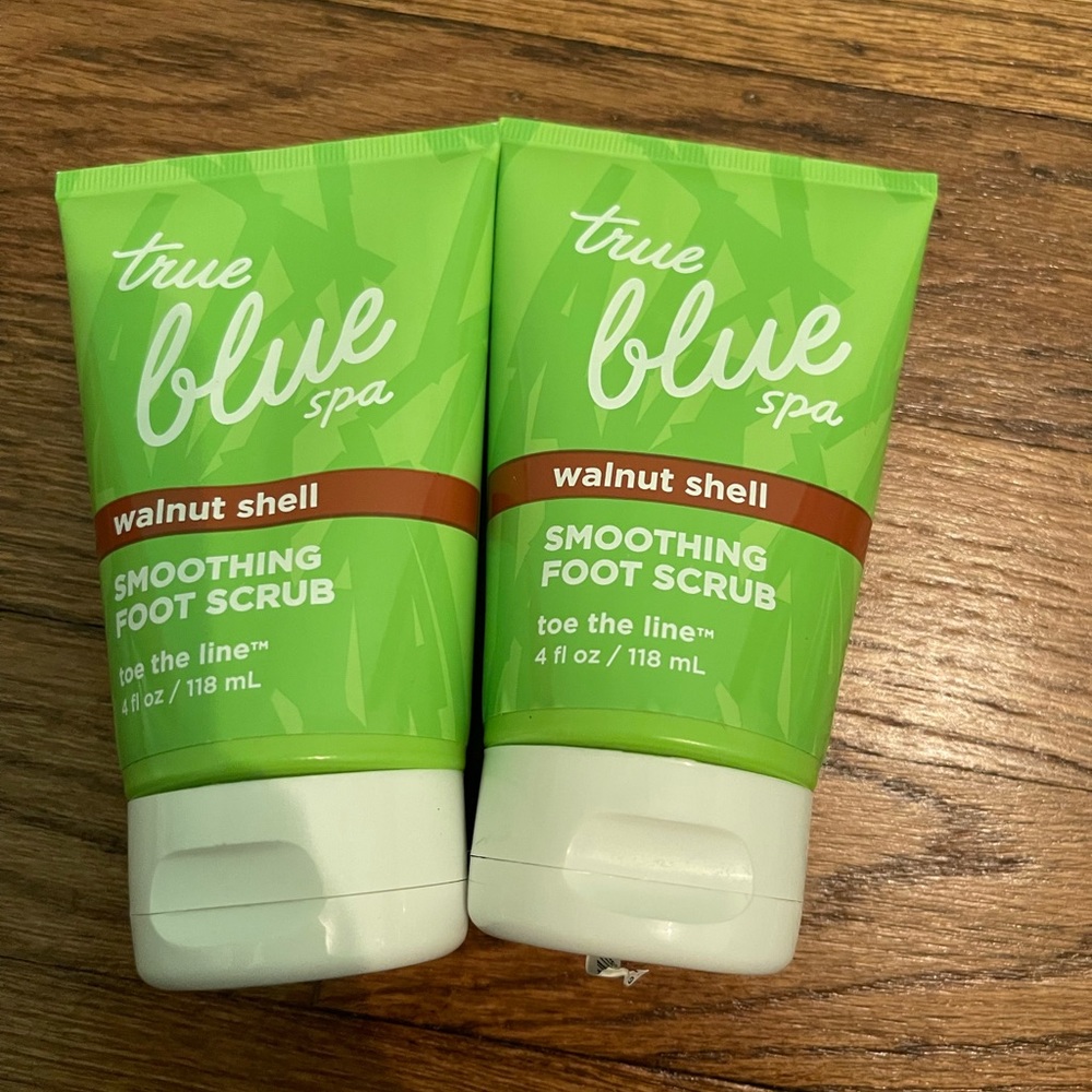True blue spa foot scrub